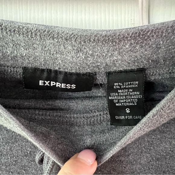 Express Terry Mini Skirt - Picture 3 of 4